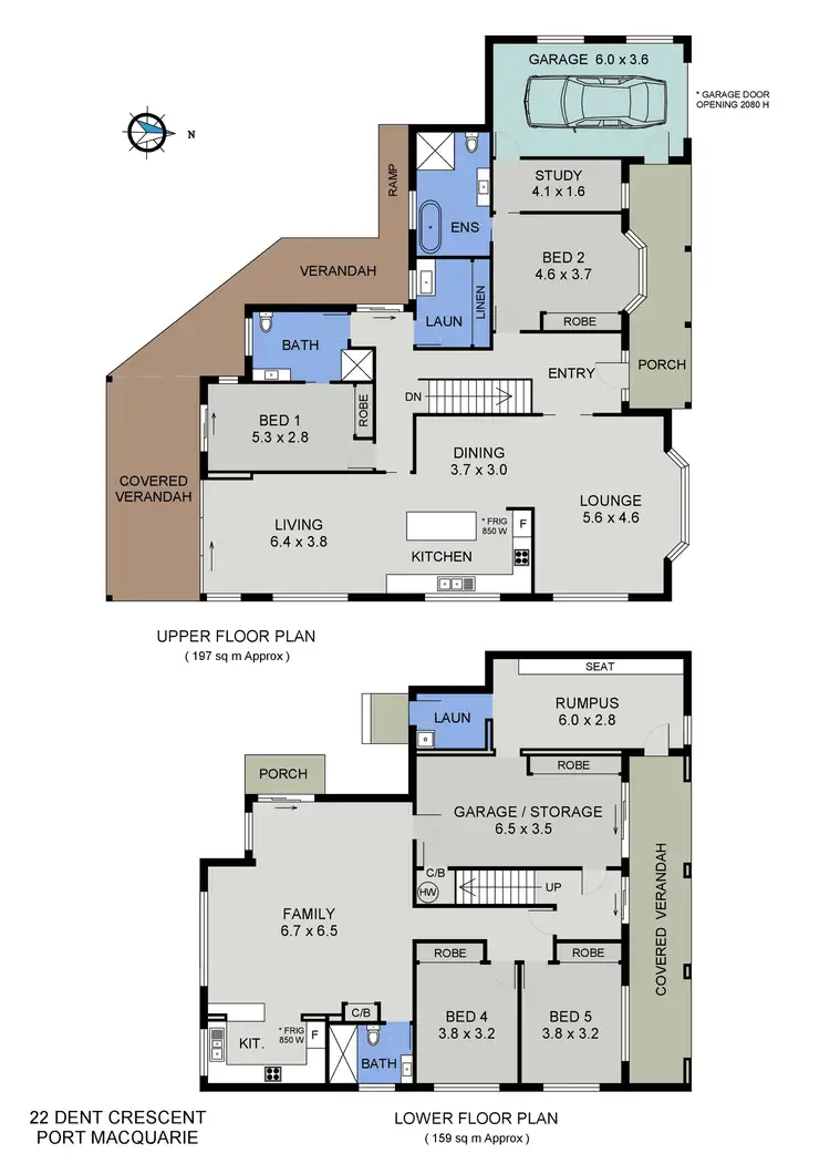 Floorplan of Homely house listing, 22 Dent Crescent, Port Macquarie NSW 2444