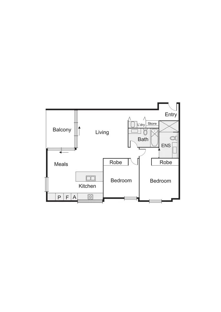 Floorplan of Homely apartment listing, 103/1a Rothesay Avenue, Elwood VIC 3184