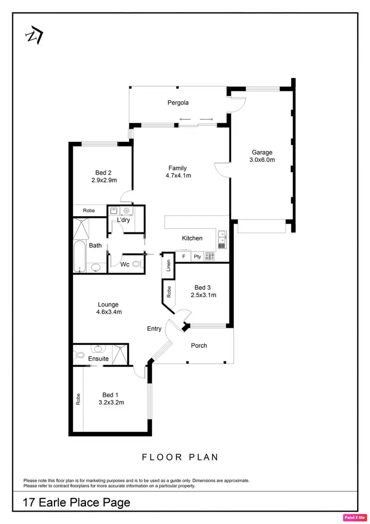 Floorplan of Homely house listing, 17 Earle Place, Page ACT 2614