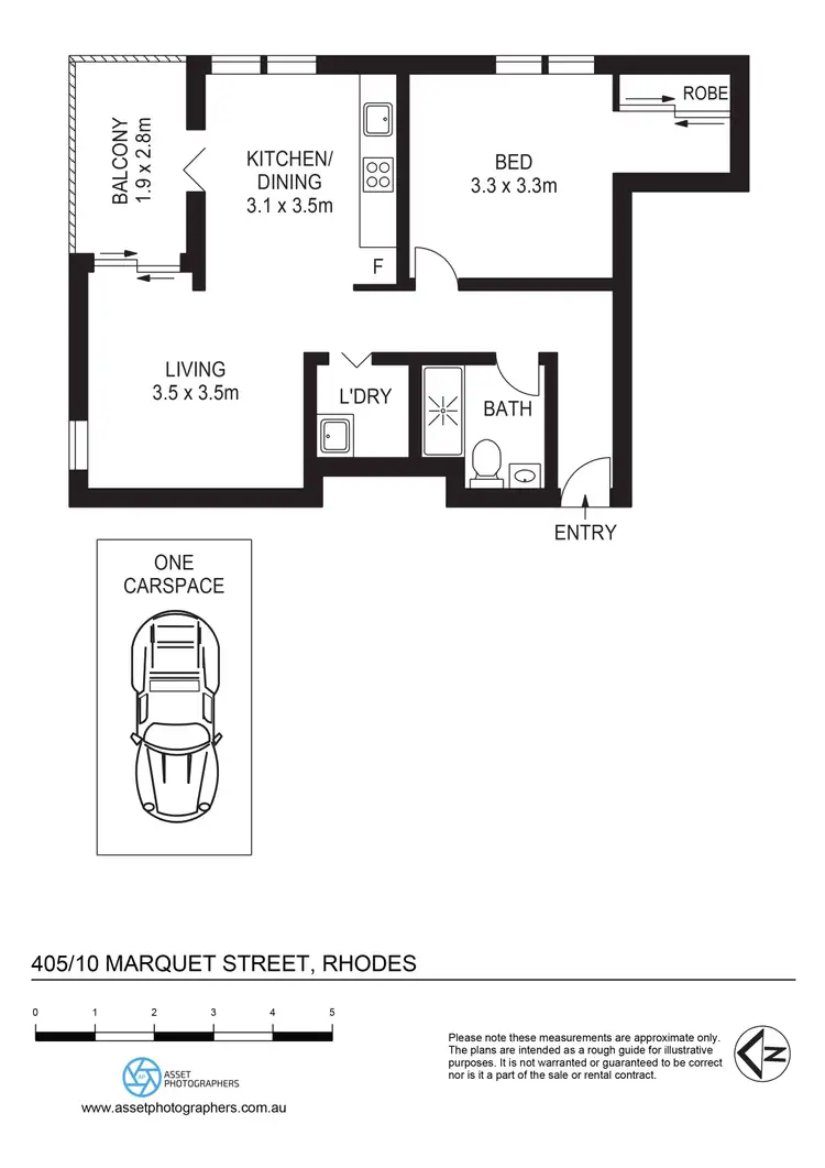 Floorplan of Homely apartment listing, 405/10 Marquet Street, Rhodes NSW 2138