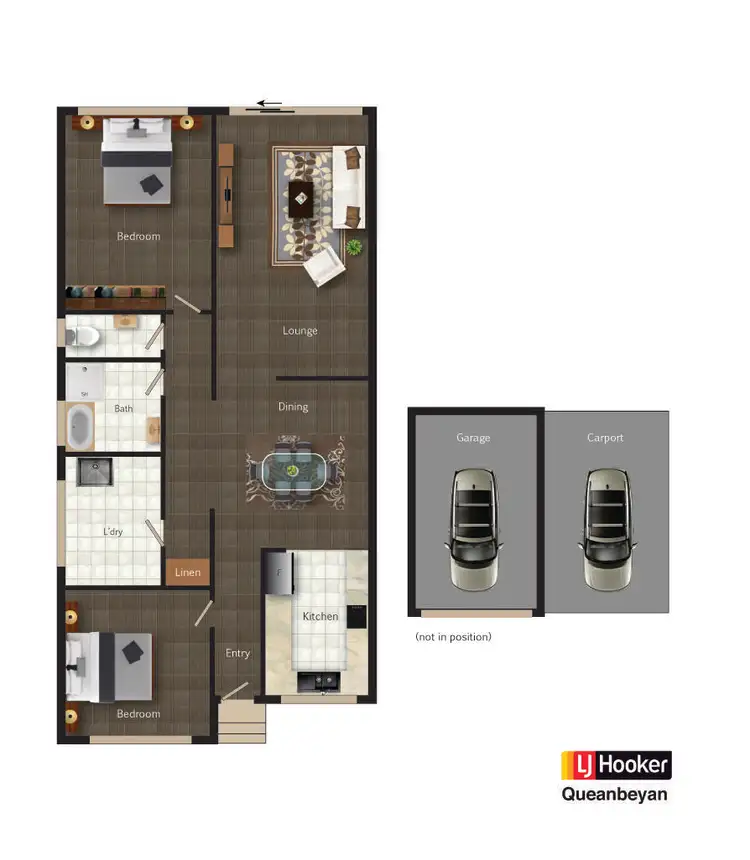 Floorplan of Homely semi-detached listing, 5/11 Barracks Flat Drive, Queanbeyan NSW 2620