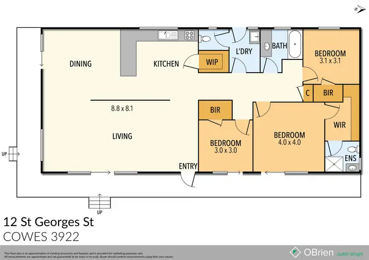 Floorplan of Homely house listing, 12 St Georges Road, Cowes VIC 3922