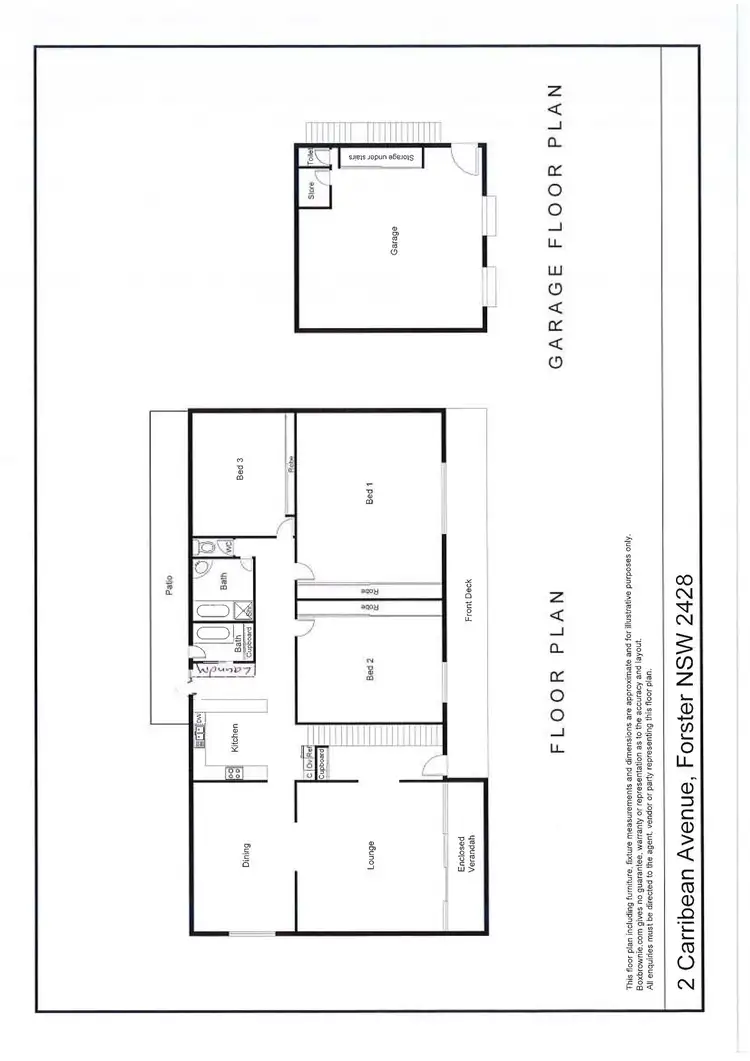 Floorplan of Homely house listing, 2 Carribean Avenue, Forster NSW 2428