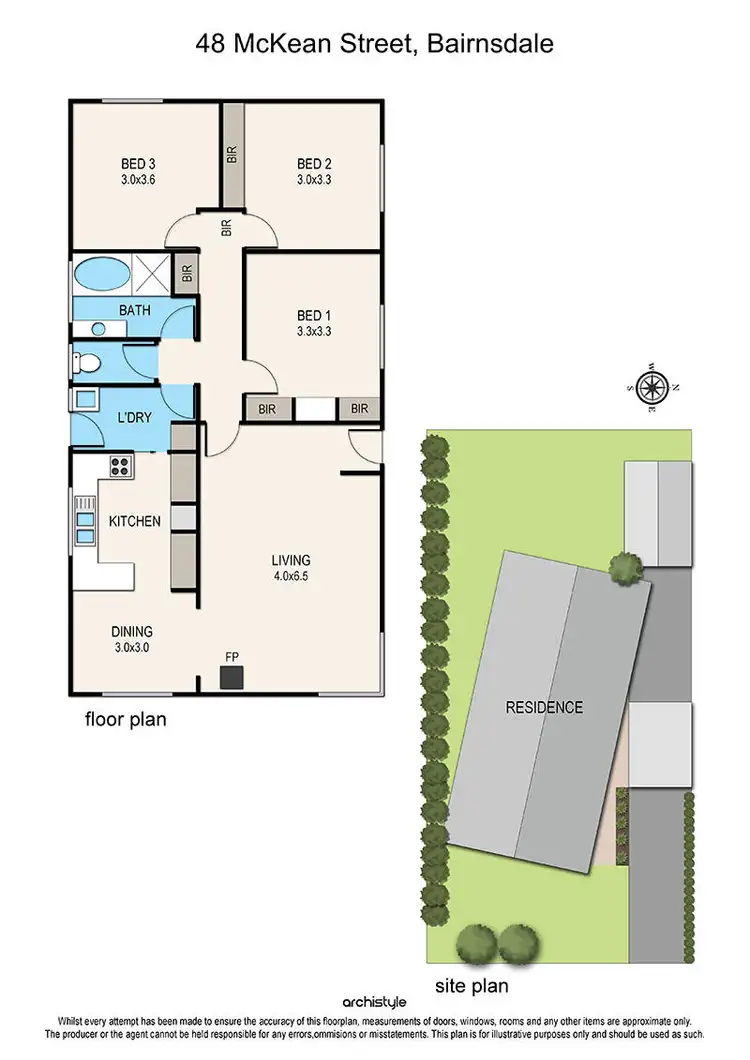 Floorplan of Homely house listing, 48 McKean Street, Bairnsdale VIC 3875