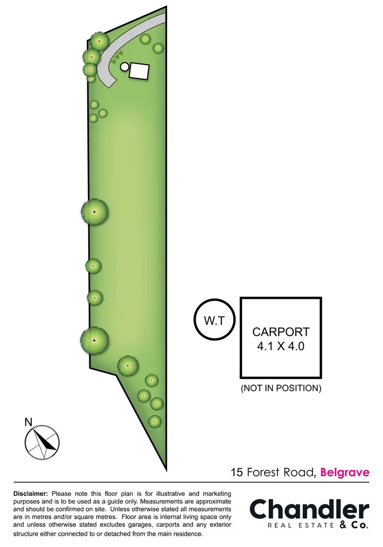 Floorplan of Homely land listing, 15 Forest Road, Belgrave VIC 3160