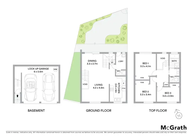 Floorplan of Homely townhouse listing, 4/18 Brett Street, Kings Langley NSW 2147