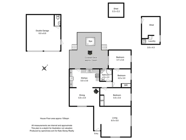 Floorplan of Homely house listing, 92 Carlton Bluff Road, Primrose Sands TAS 7173