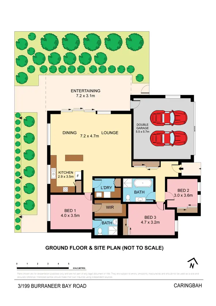 Floorplan of Homely villa listing, 3/199 Burraneer Bay Road, Caringbah South NSW 2229