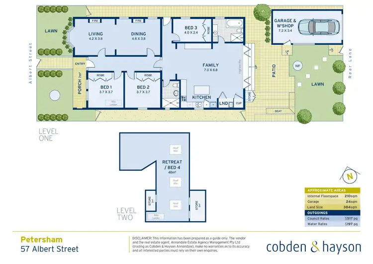 Floorplan of Homely house listing, 57 Albert Street, Petersham NSW 2049