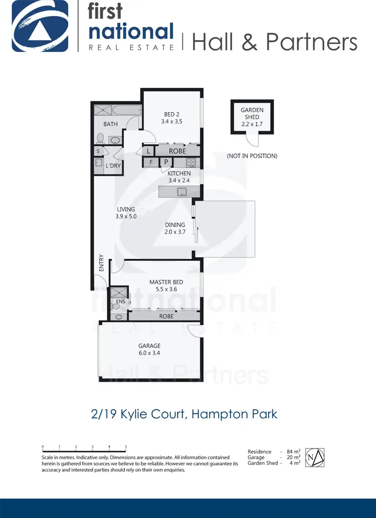 Floorplan of Homely unit listing, 2/19 Kylie Court, Hampton Park VIC 3976