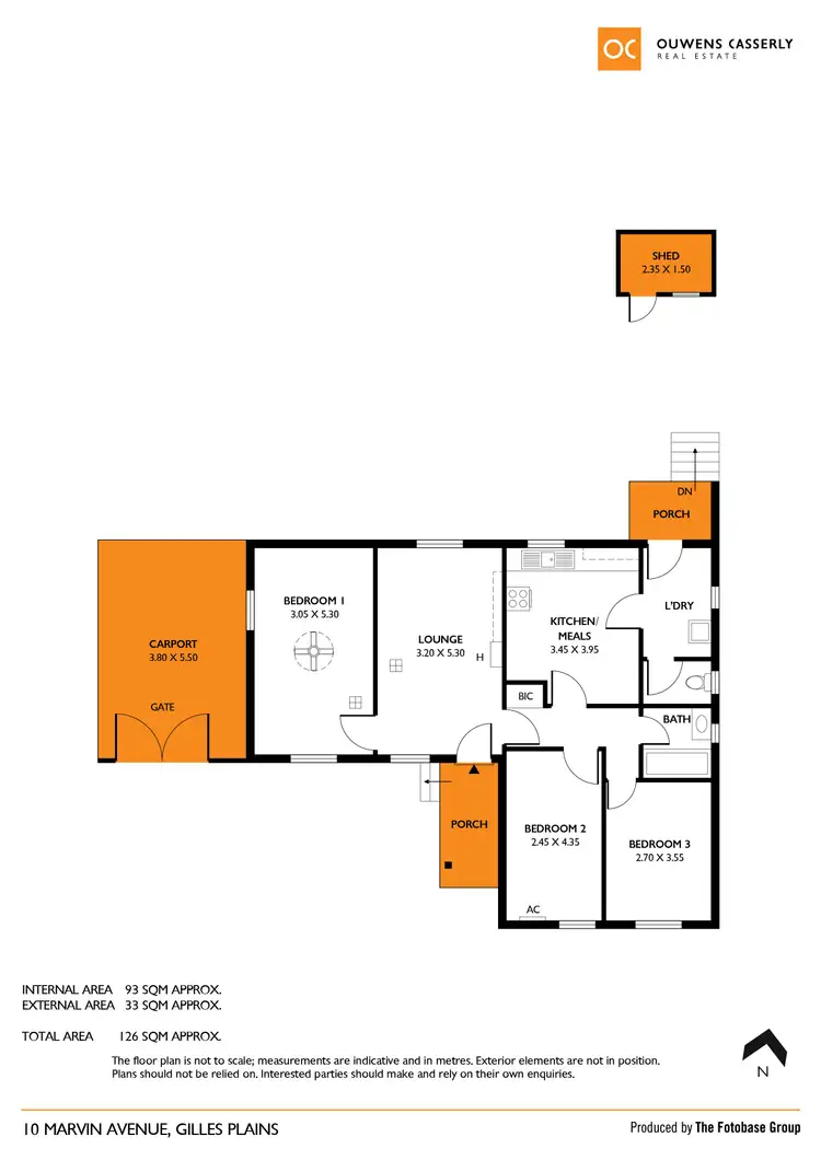 Floorplan of Homely house listing, 10 Marvin Avenue, Gilles Plains SA 5086