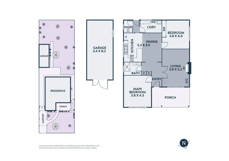 Floorplan of Homely house listing, 2 Monamore Street, Fairfield VIC 3078