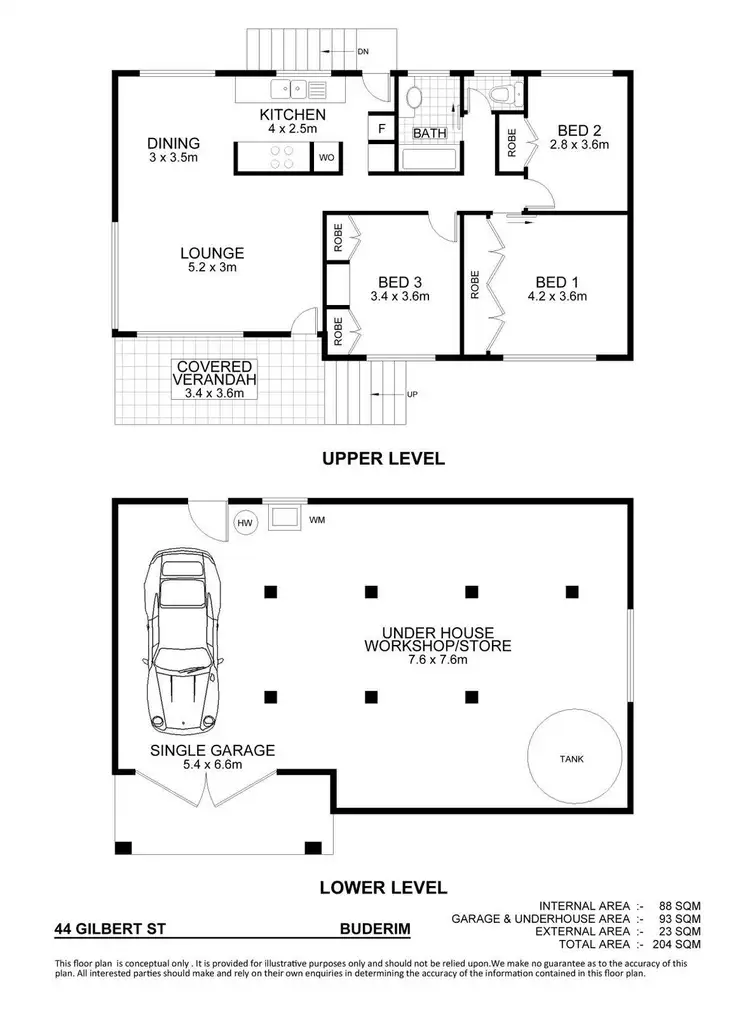 Floorplan of Homely house listing, 44 Gilbert Street, Buderim QLD 4556