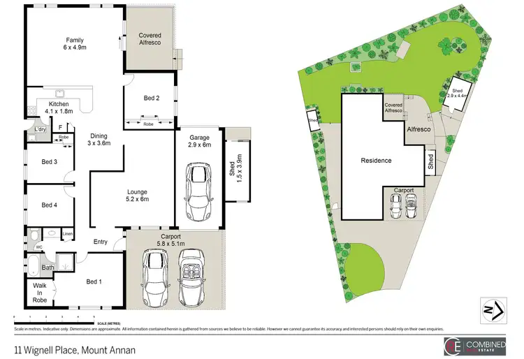 Floorplan of Homely house listing, 11 Wignell Place, Mount Annan NSW 2567
