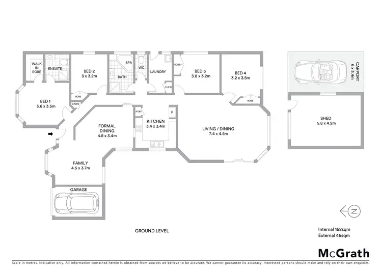 Floorplan of Homely house listing, 13 McGregor Place, Mudgee NSW 2850