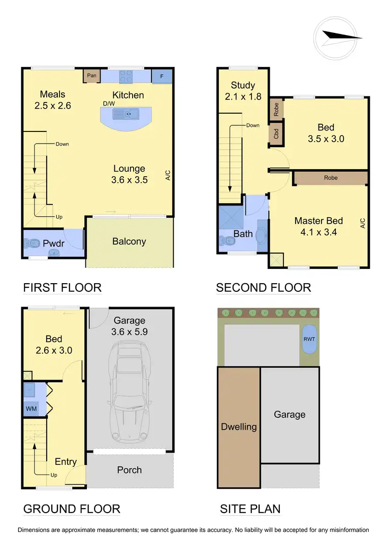Floorplan of Homely townhouse listing, 7/19 Bourke Street, Ringwood VIC 3134