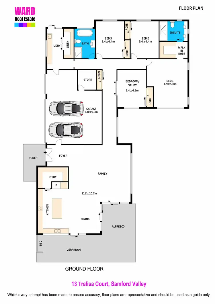 Floorplan of Homely house listing, 13 Tralisa Court, Samford Valley QLD 4520