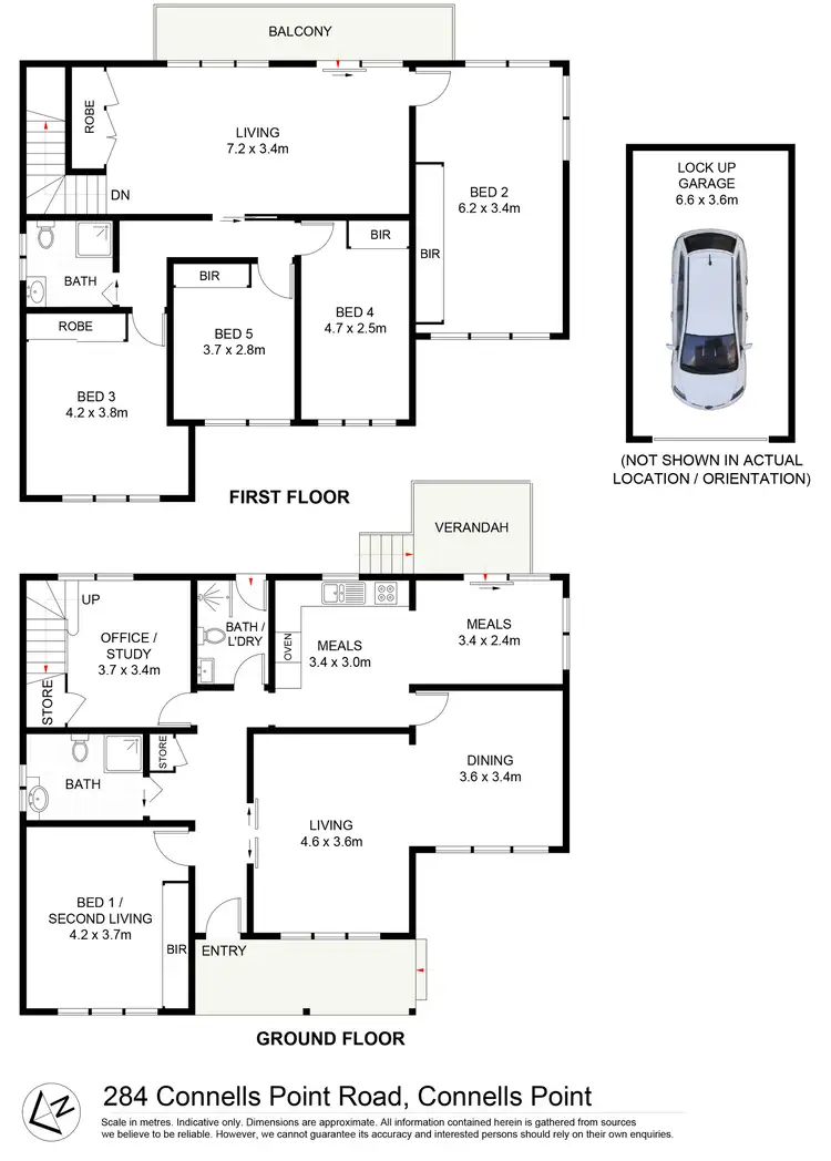 Floorplan of Homely house listing, 284 Connells Point Road, Connells Point NSW 2221