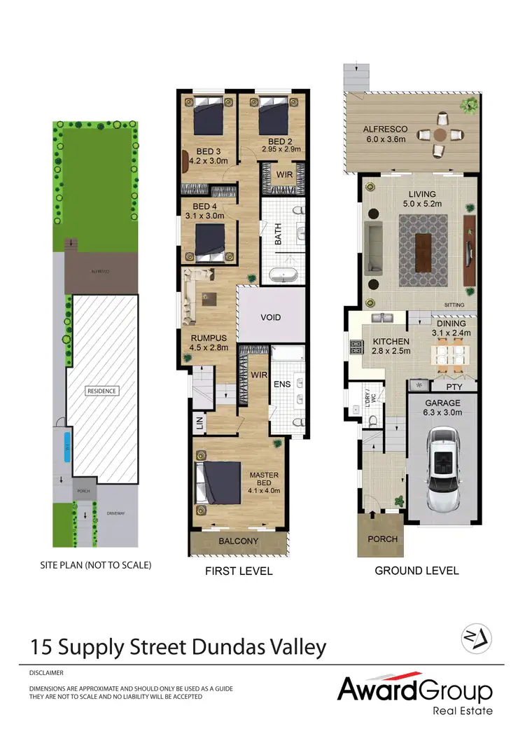 Floorplan of Homely semi-detached listing, 15 Supply Street, Dundas Valley NSW 2117