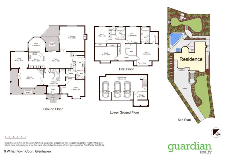 Floorplan of Homely house listing, 9 Williamtown Court, Glenhaven NSW 2156