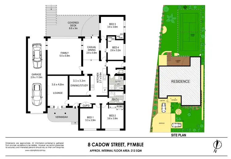 Floorplan of Homely house listing, 8 Cadow Street, Pymble NSW 2073