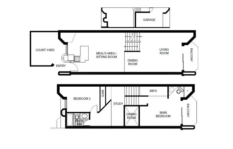 Floorplan of Homely townhouse listing, 29 Darling Street, Barton ACT 2600