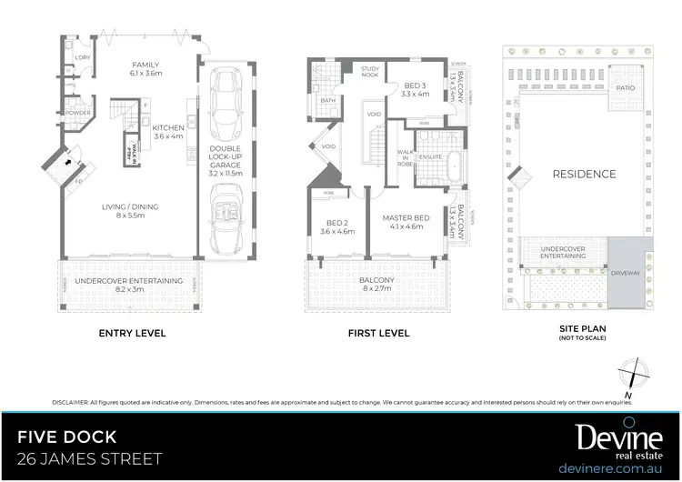 Floorplan of Homely house listing, 26 James Street, Five Dock NSW 2046