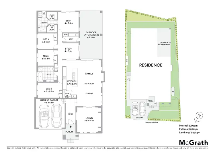 Floorplan of Homely house listing, 17 Monarch Drive, Hamlyn Terrace NSW 2259