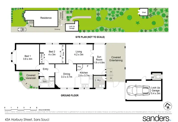 Floorplan of Homely house listing, 43A Horbury Street, Sans Souci NSW 2219