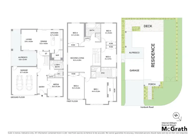 Floorplan of Homely house listing, 21b Ironbark Road, Ballina NSW 2478