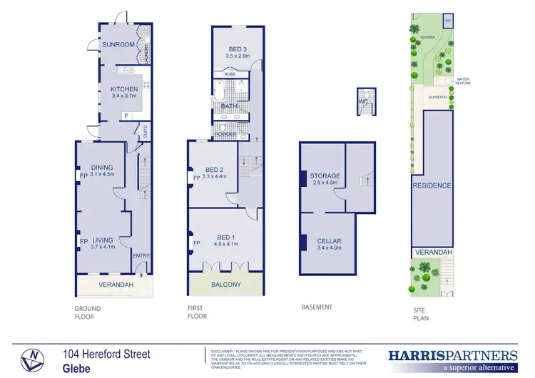 Floorplan of Homely house listing, 104 Hereford Street, Glebe NSW 2037