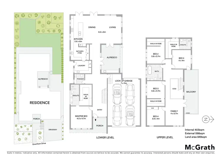 Floorplan of Homely house listing, 185 Grantham Drive, Highton VIC 3216