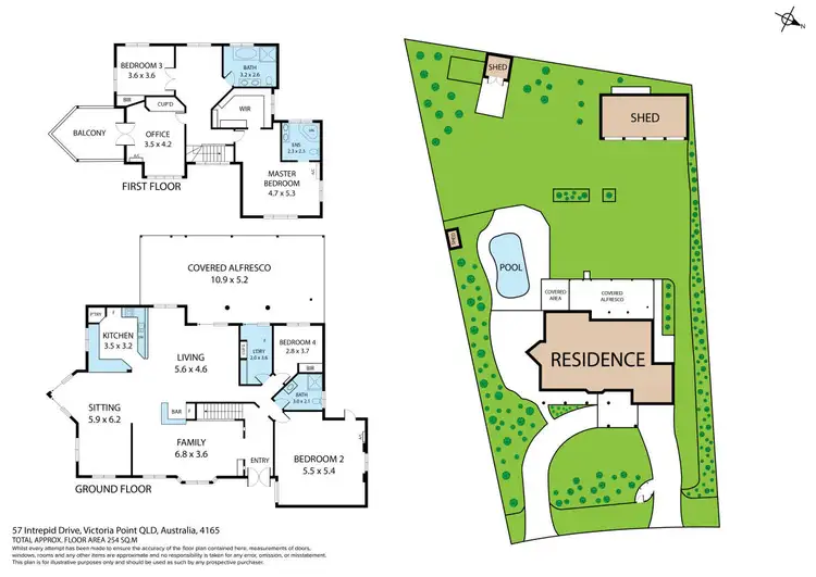 Floorplan of Homely house listing, 57 Intrepid Drive, Victoria Point QLD 4165
