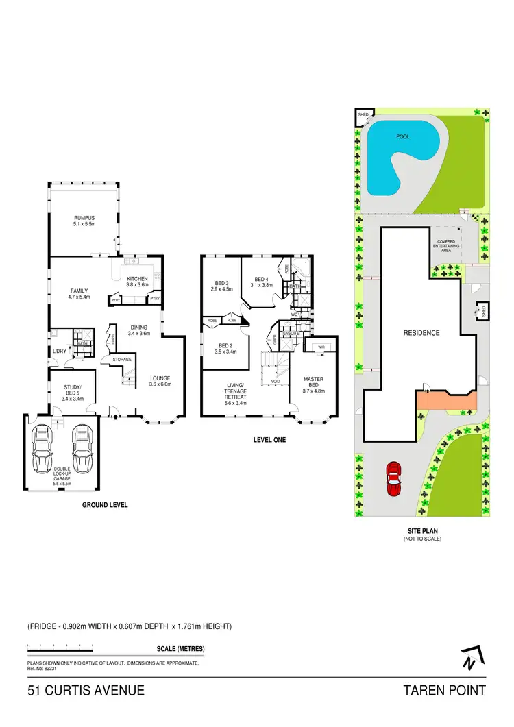 Floorplan of Homely house listing, 51 Curtis Avenue, Taren Point NSW 2229