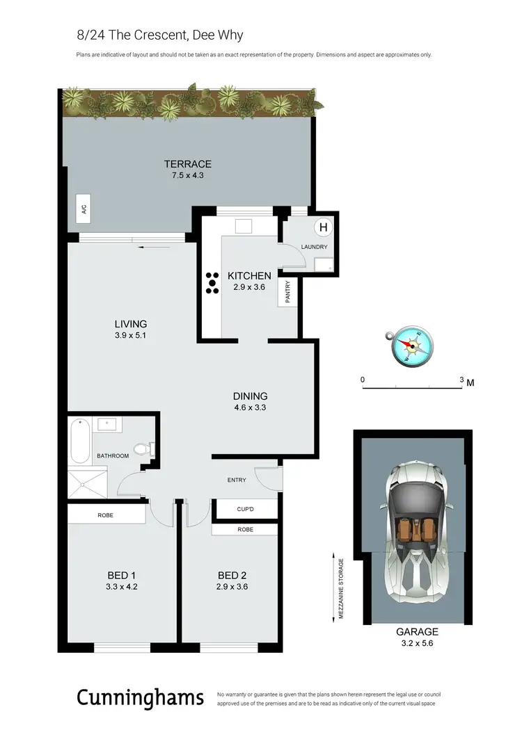 Floorplan of Homely apartment listing, 8/24 The Crescent, Dee Why NSW 2099