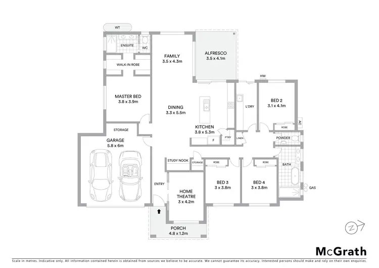 Floorplan of Homely house listing, 12 Hone Creek Drive, Mudgee NSW 2850