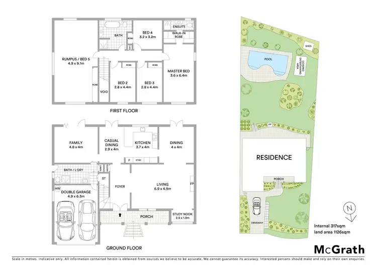 Floorplan of Homely house listing, 30 Scullin Place, Wahroonga NSW 2076