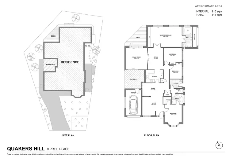 Floorplan of Homely house listing, 9 Preli Place, Quakers Hill NSW 2763
