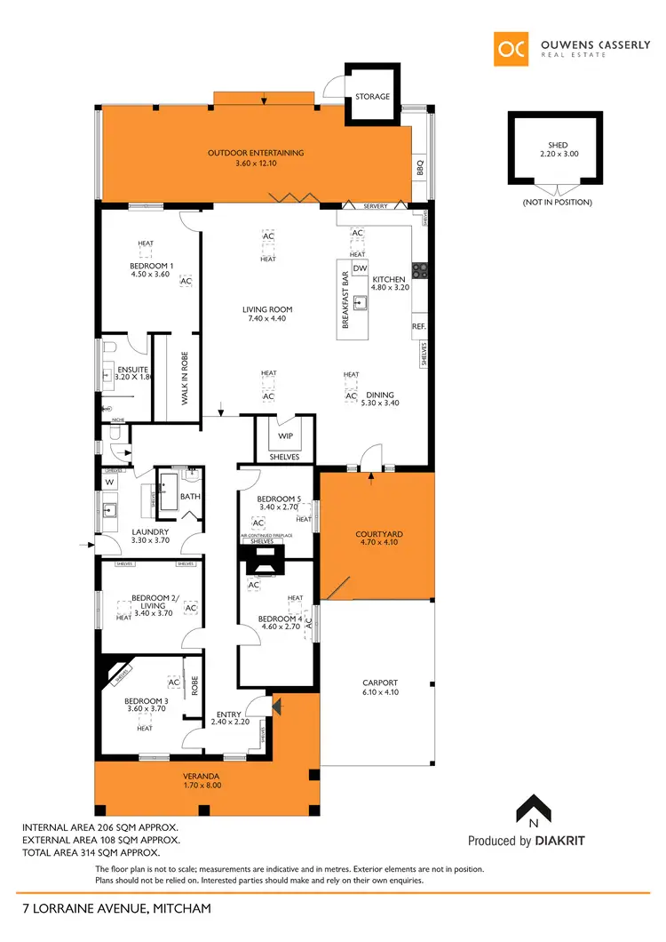 Floorplan of Homely house listing, 7 Lorraine Avenue, Mitcham SA 5062