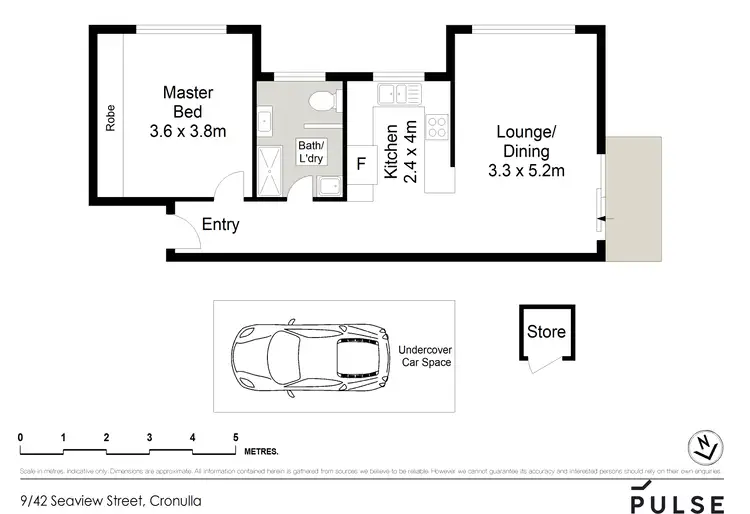 Floorplan of Homely apartment listing, 9/42 Seaview Street, Cronulla NSW 2230