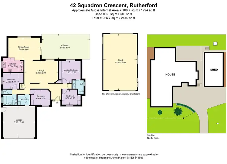 Floorplan of Homely house listing, 42 Squadron Crescent, Rutherford NSW 2320