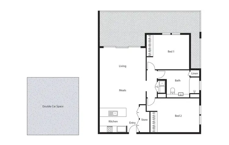 Floorplan of Homely apartment listing, 112/51 Catalano Street, Wright ACT 2611