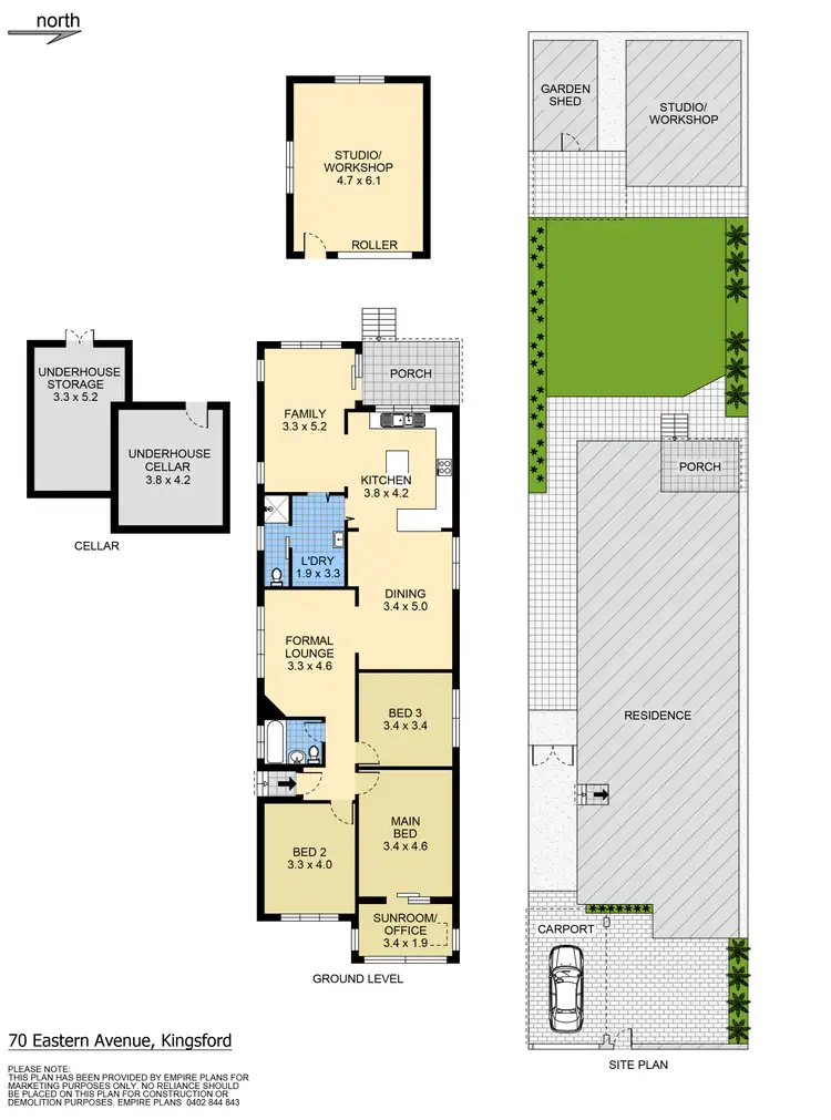 Floorplan of Homely house listing, 70 Eastern Avenue, Kingsford NSW 2032