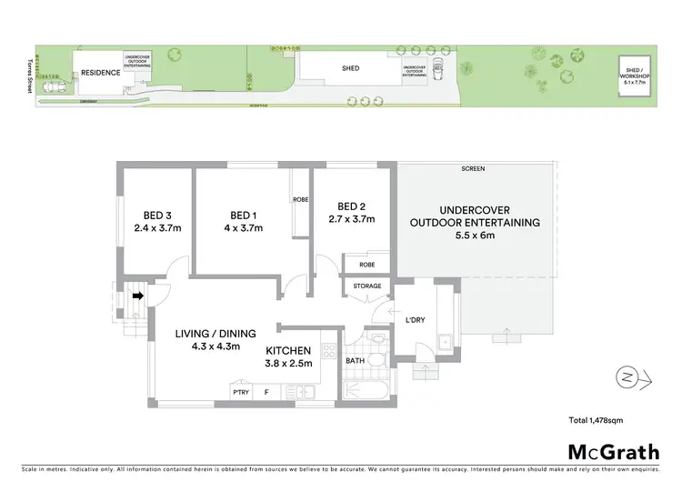 Floorplan of Homely house listing, 3 Torres Street, Kurnell NSW 2231