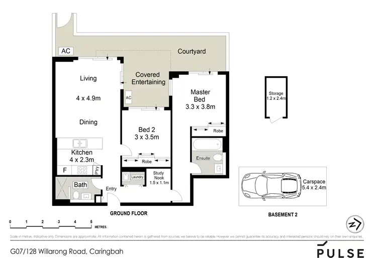 Floorplan of Homely apartment listing, G07/128 Willarong Road, Caringbah NSW 2229