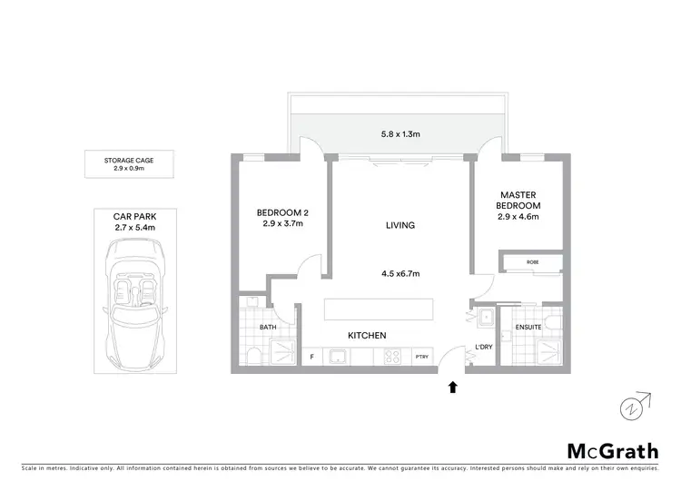 Floorplan of Homely apartment listing, 309/30 Oleander Drive, Mill Park VIC 3082