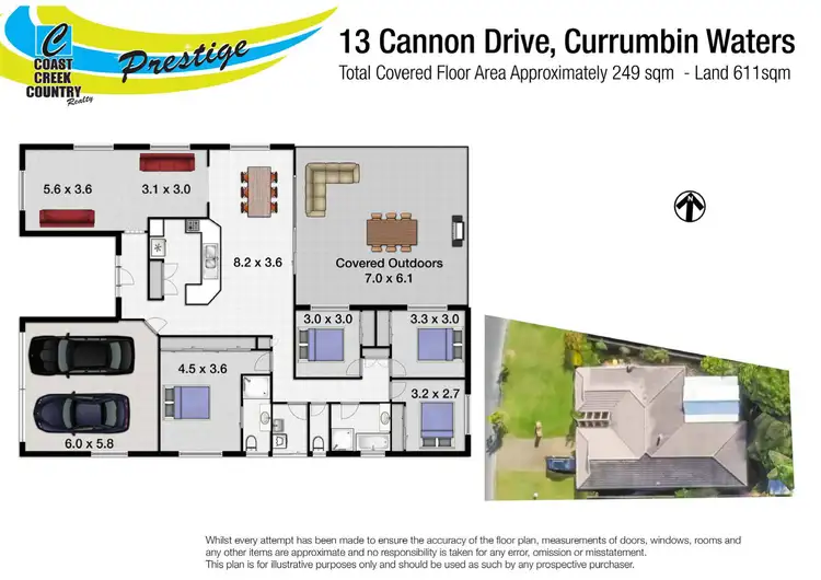 Floorplan of Homely house listing, 13 Cannon Drive, Currumbin Waters QLD 4223