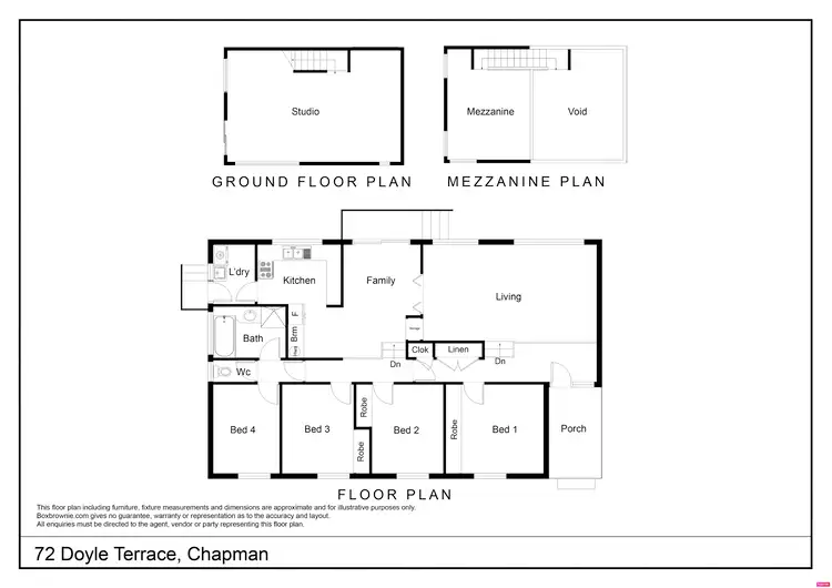 Floorplan of Homely house listing, 72 Doyle Terrace, Chapman ACT 2611