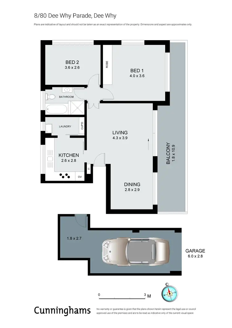 Floorplan of Homely apartment listing, 8/80 Dee Why Parade, Dee Why NSW 2099