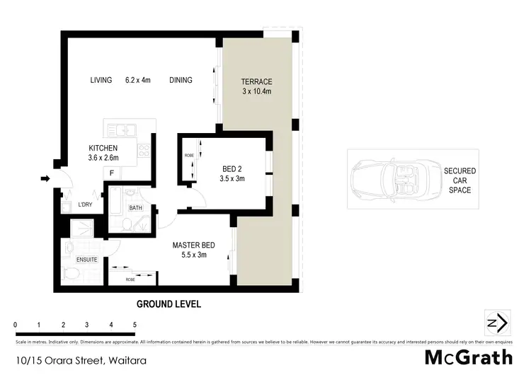 Floorplan of Homely apartment listing, 10/15 Orara Street, Waitara NSW 2077
